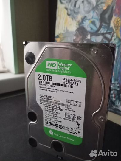 Жесткий диск 2 тб wd green