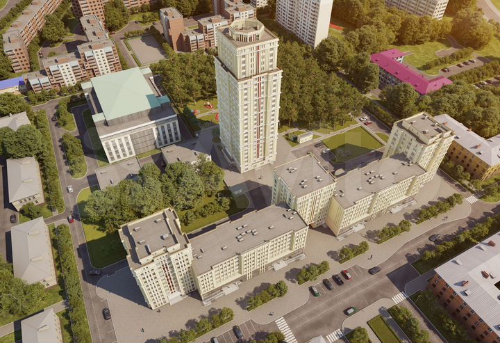 2-к. квартира, 64 м², 4/10 эт.