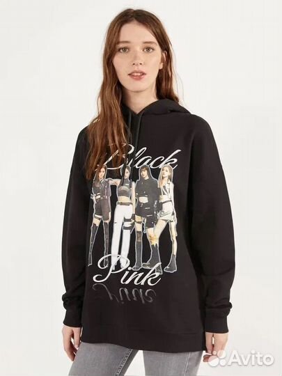 Худи black pink новое bershka