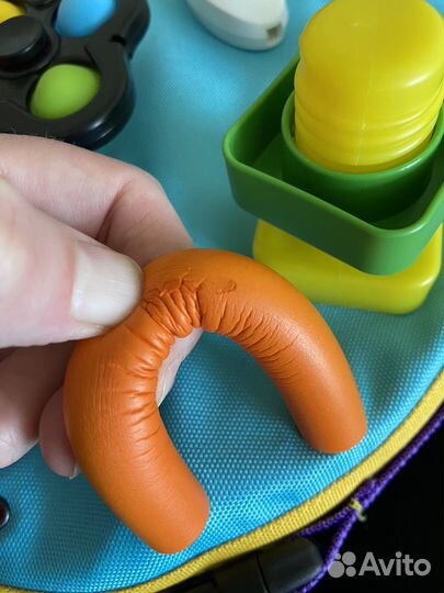 Развивающие игрушки бизиборд мягкий для машины