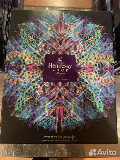 Бокалы hennessy в коробке