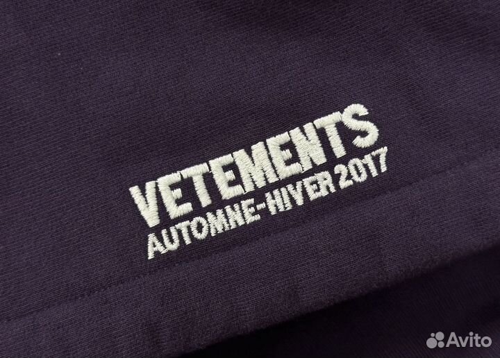 Худи Vetements Sexual Fantasies Automne-Hiver 2017