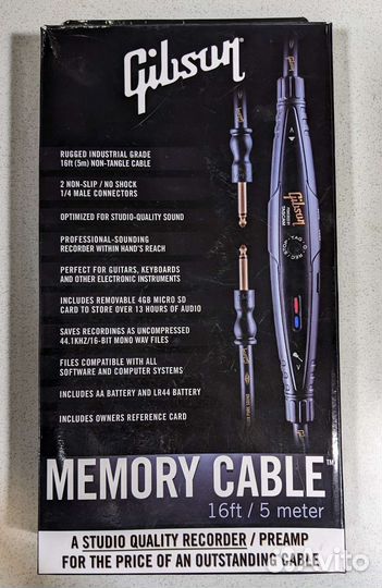 Гитарный кабель Gibson/Tascam для записи звука