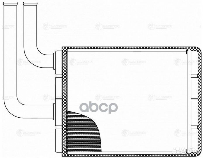Радиатор отопителя LRh 3005 LRH3005 luzar