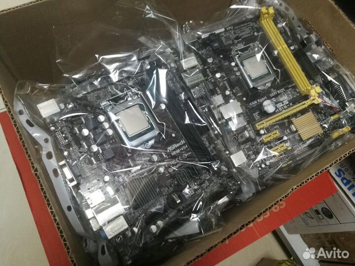 Материнская плата H81 с процессором