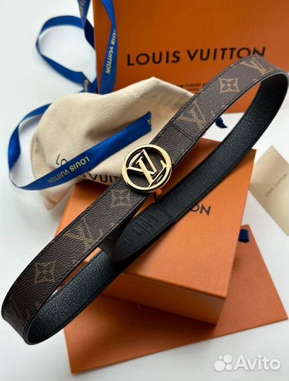 Ремень женский двусторонний Louis Vuitton