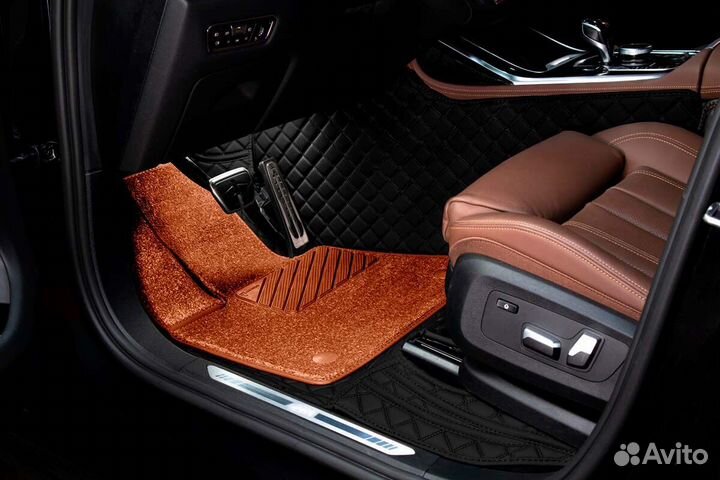 3D Коврики BMW X7 из Экокожи