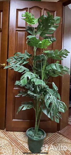 Монстера,искусственный цветок
