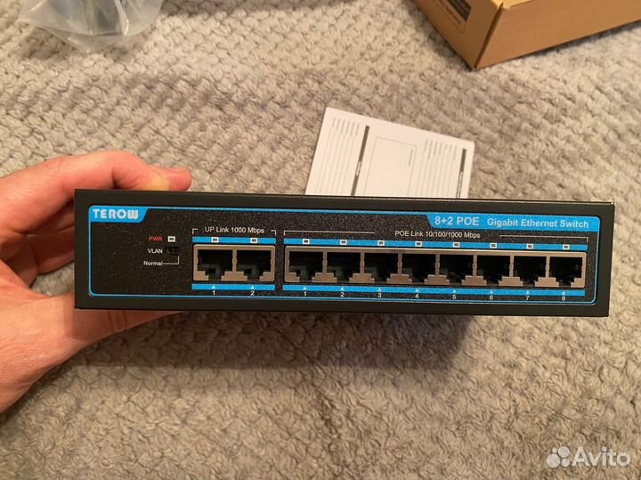 POE switch 8 портовый