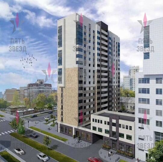 2-к. квартира, 64,9 м², 16/17 эт.