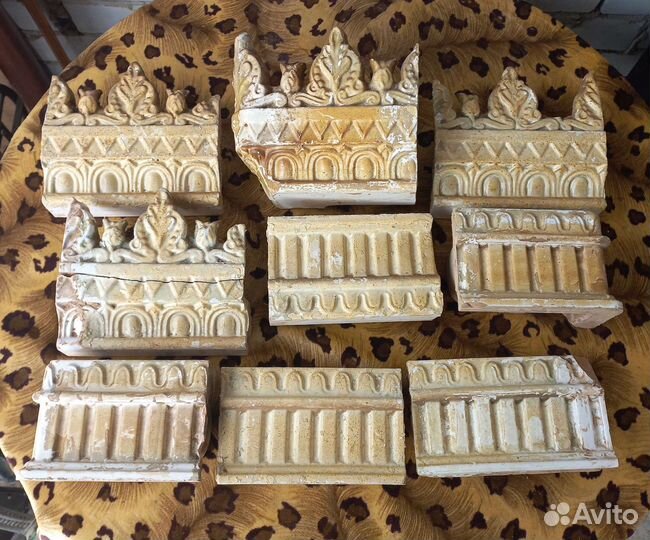 Старинные Печные Изразцы Клеймо Аксенов