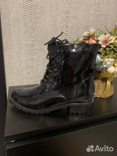 Ботинки dior с мехом