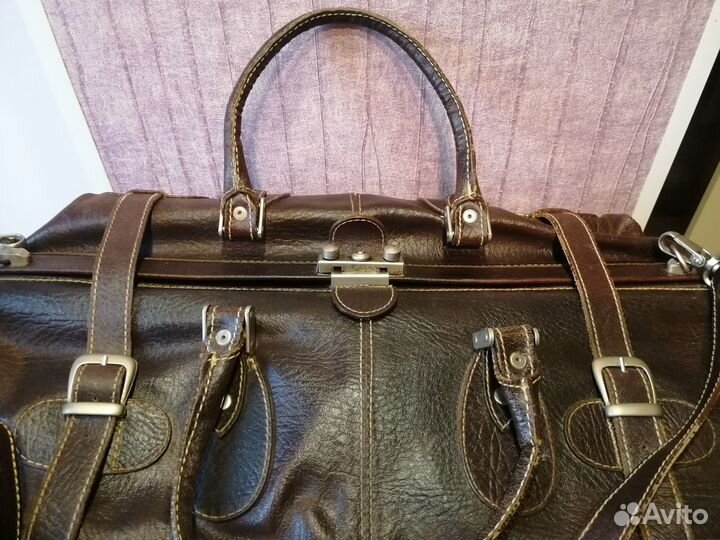 Сумка дорожная / натуральная кожа