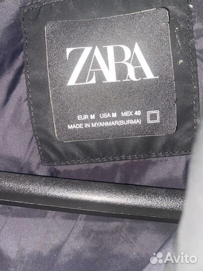 Пуховик zara мужской