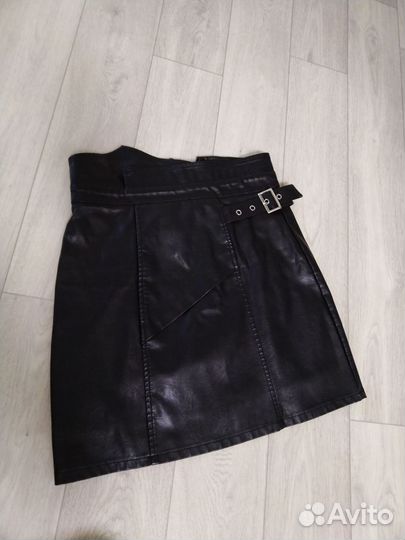 Кожаная юбка