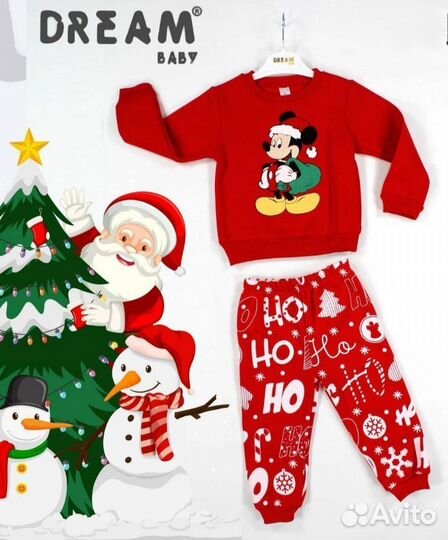 Костюм новогодний Микки Маус, Турция, на 2-3 года