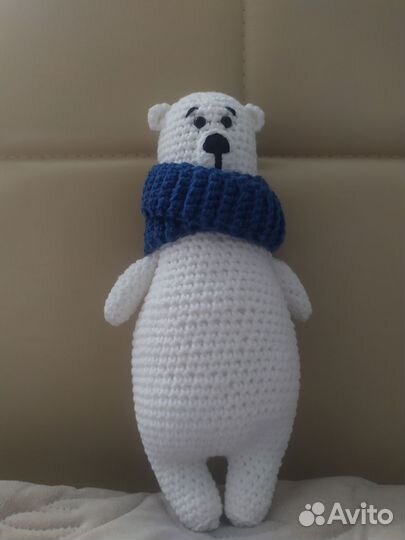 Вязанный мишка на заказ