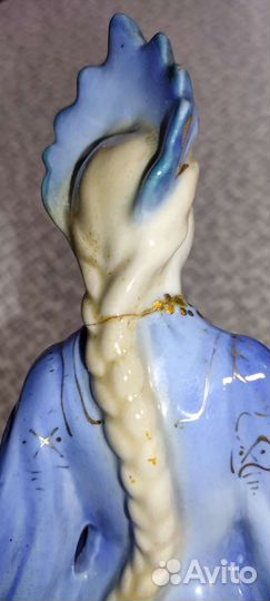 Статуэтка хозяйка медной горы гжель