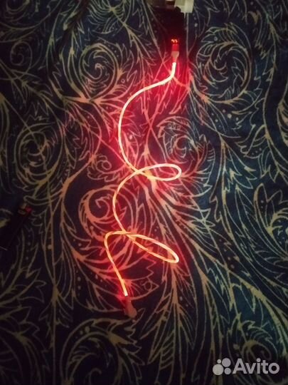 Светящийся Кабель USB (micro USB, iPhone, Type-C)