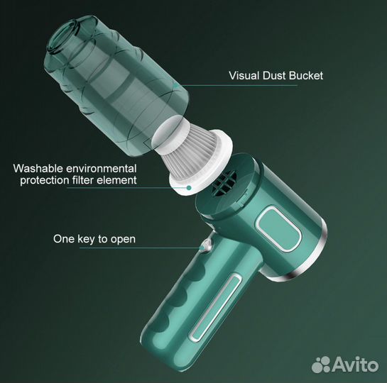 Автомобильный беспроводной пылесос