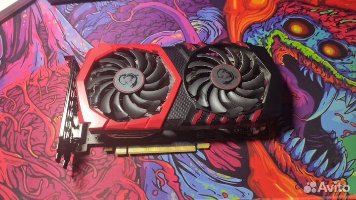 Видеокарта GeForce GTX 1050 Ti gaming X 4G