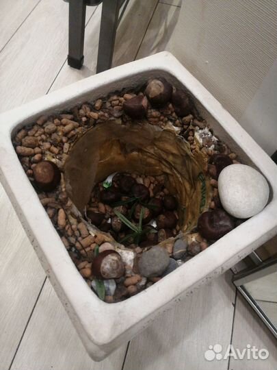 Кашпо керамическое