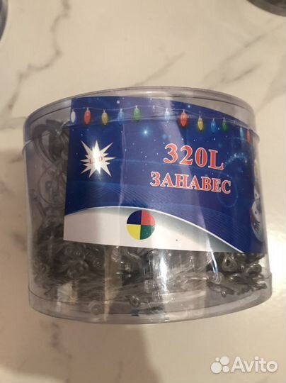 Гирлянда штора