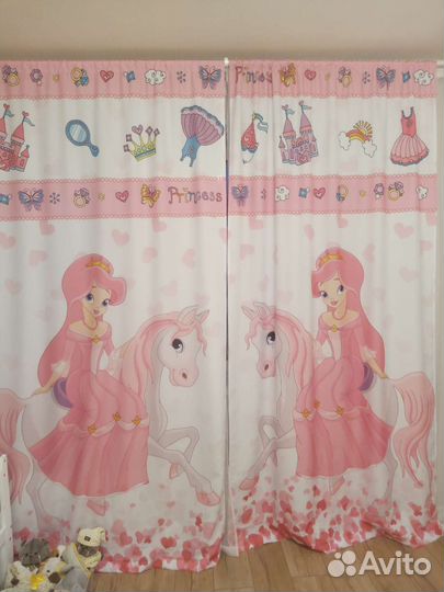 Шторы в детскую для девочки
