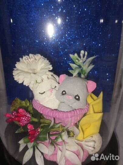 Роза в колбе, композиция,подарок