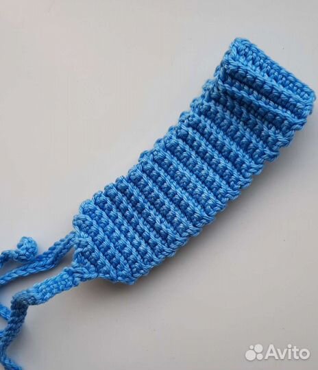 Повязка на голову вязаная