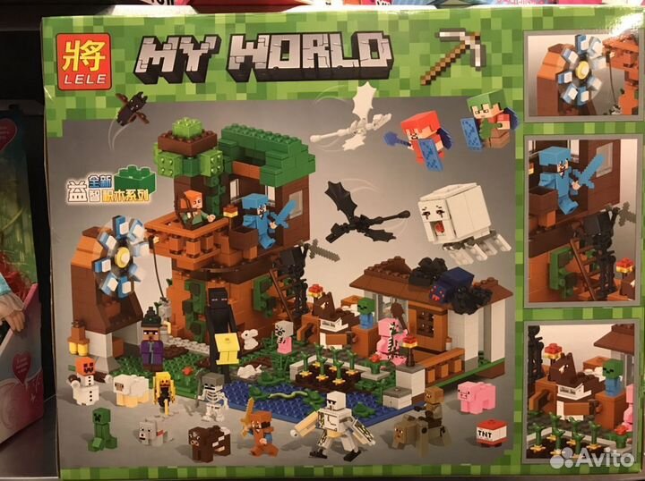 Конструктор майнкрафт 1007 деталей