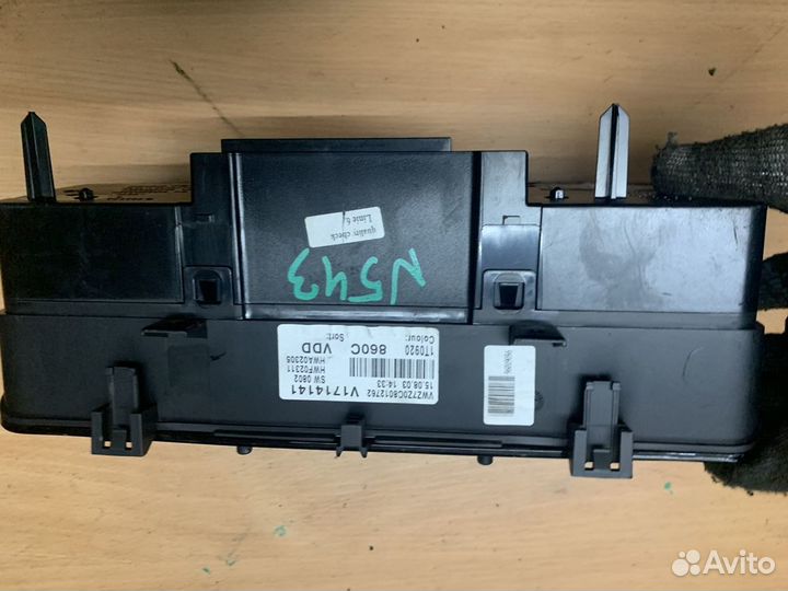 Панель приборов vw Touran