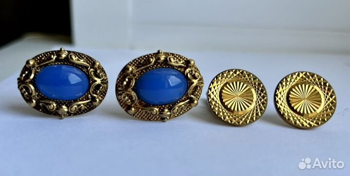 Запонки СССР винтаж, сплав металла