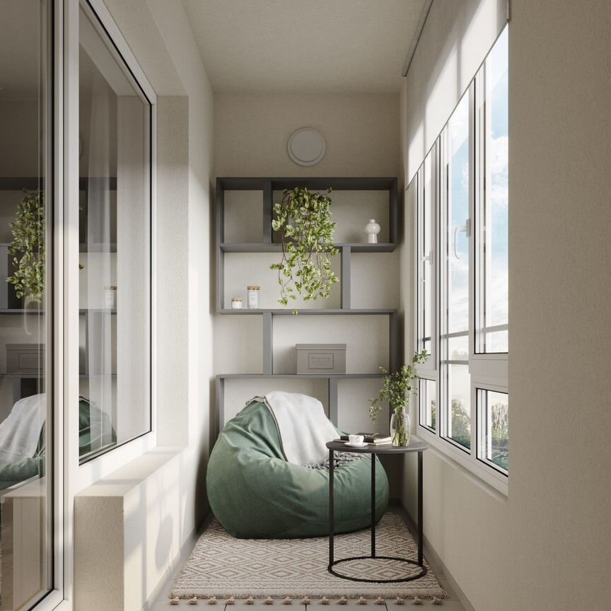 1-к. квартира, 35,6 м², 12/15 эт.