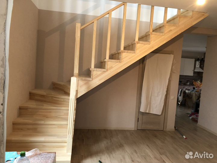 Деревянные лестницы на второй этаж