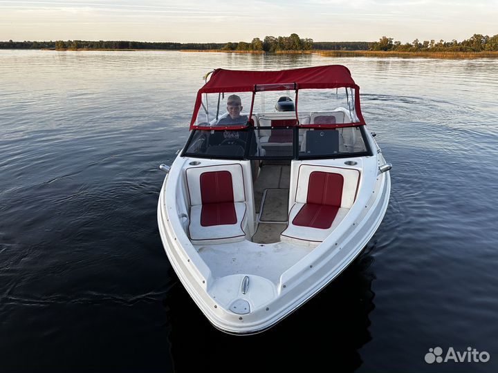 Американский катер Larson с мотором Suzuki 140
