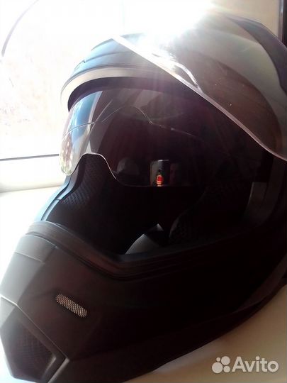 Мото шлем, каска, шлем с визором