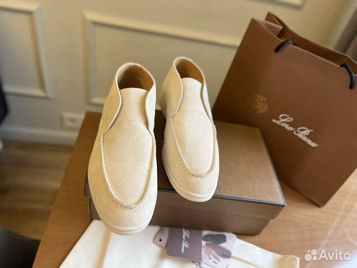 Мокасины женские loro piana высокие (36-40)