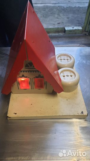 Домик переключатель ёлочных гирлянд СССР