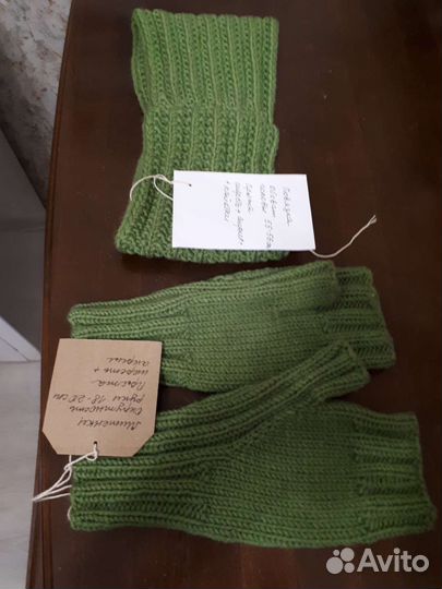 Митенки, И повязка на голову