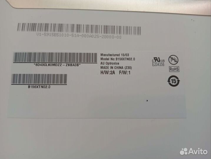 Матрицы для ноутбуков