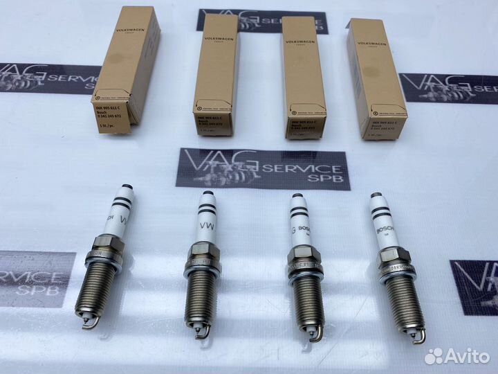 К-кт свечей зажигания VW VAG Gen3 1.8 2.0 CJS CNC