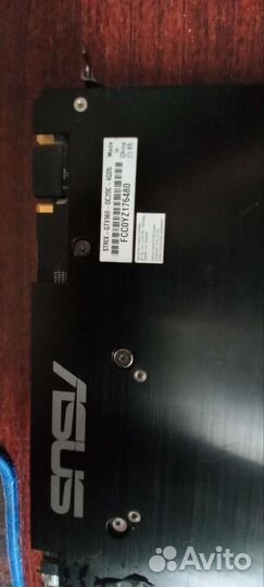 Видеокарта asus strix GTX960 4Gb