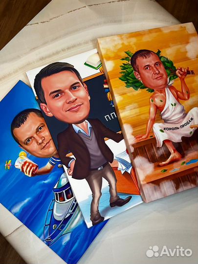 Картина на холсте по фото. Портрет. Подарок