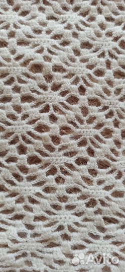 Шаль шерстяная hand made