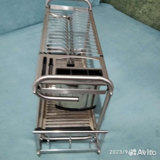 Сушилка для посуды настольная нержавейка