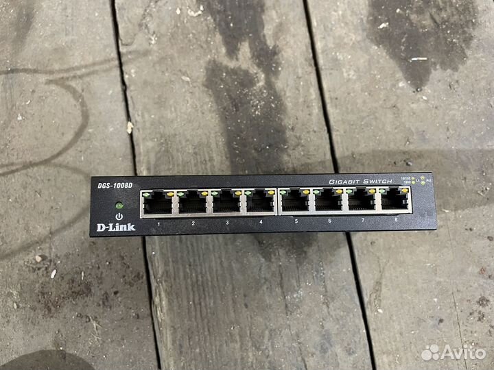 Коммутатор g-link на 8 портов