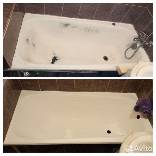 Реставрация ванн жидким акрилом