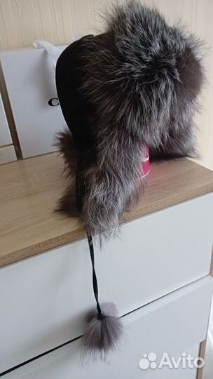 Шапка ушанка меховая