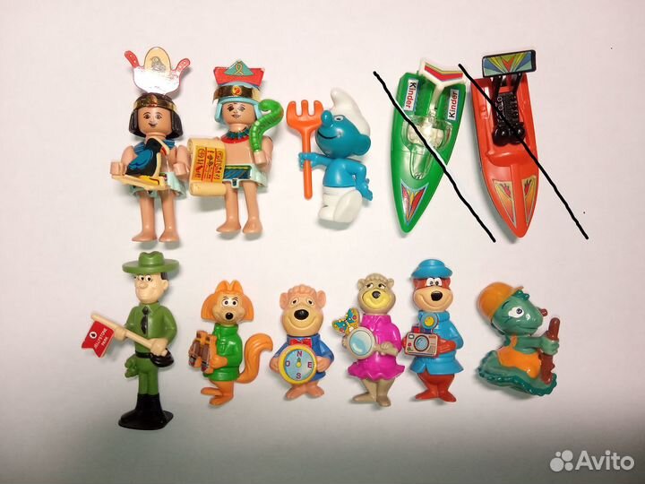 Игрушки из киндер сюрпризов (Kinder)